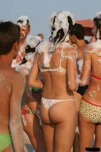 Sexy beach and bikini girls