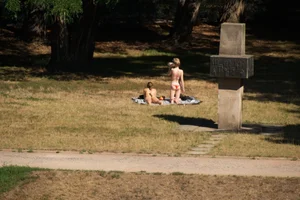 Creepshots of some girls in the park getting some sun in bikinis