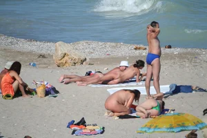 Continesti nude beach girls in Romania