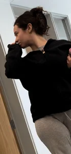 More Shots Of The Somewhat Jiggly College Girl In Loose Grey Sweats