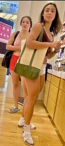 Bubbly Cheeks Hanging Out of Lulu Shorts (NOT OC)