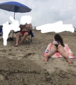 Sunbathers all shapes and sizes, nice asses
