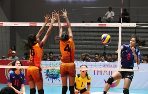 Thai candid volleyball girls