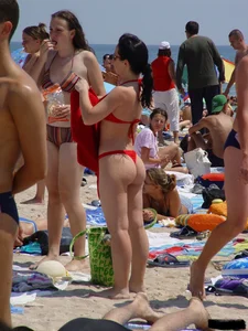 Sexy beach and bikini girls