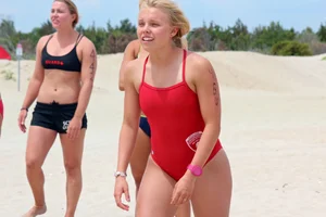 Bunch of sexy lifeguard tournament girls from 2013