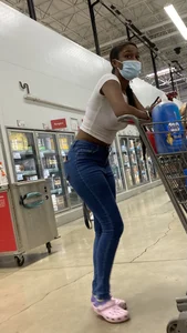 Sexy Ebony with Hips, Ass, and Leggggggggs!