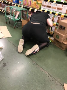Co worker showing off ass for me