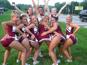 Non-candid volleyball girls and cheerleaders gallery