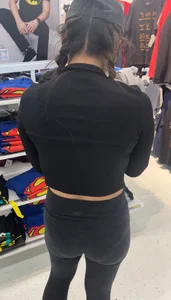 Tiny little Asian cutie with VPL + faceshot