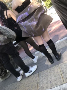 Carnival girls wearing pantyhose, spandex shorts, stockings, skirts and other outfits