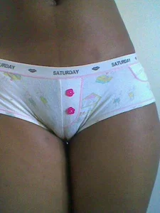 Cameltoe panties closeup