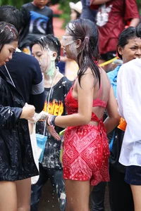 Water Festival girls in Thailand