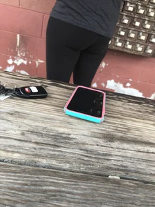 Coworker with a nice ass in leggings