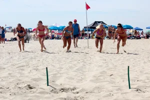 Bunch of sexy lifeguard tournament girls from 2013