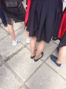 College candid teens