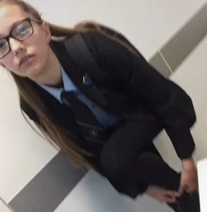 Skinny teens wearing skirts and tight pants