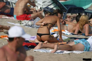 Sexy beach and bikini girls