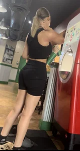 2 tight babes in leggings shorts