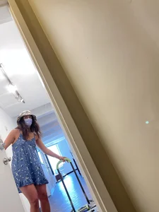 Sexy sundress asking for a hand