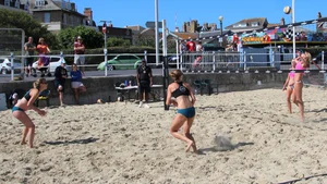 Weymouth beach volleyball girls 2018