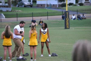 Candid cheerleaders