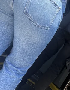 Thick asian in jeans