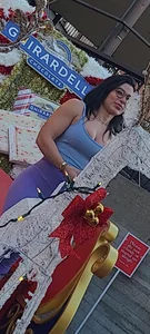 SEX DOLL WITH PIERCED NIPS AND TIGHT CLOTHES