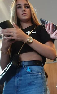 Various hot butts in tight jeans on the street and inside cafes, some teens too