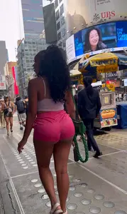 Fat A$$ Sticking out in pink shorts