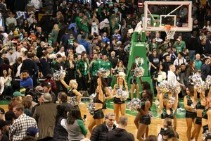 Candid cheerleaders