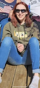 Girl in tight jeans sitting on the floor with spread legs busted creepshot