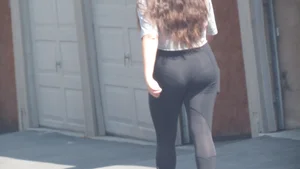 Teen VPL Black Tights