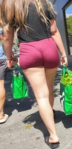 PAWG in incredible lighting and tiny tight shorts. Visible thong line and feet. Thick thighs and calf tatts. (OC)