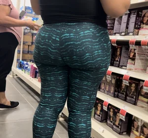 Close up and upshot of Latina big ass