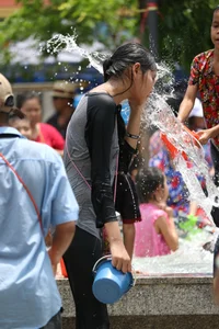 Water Festival girls in Thailand