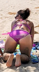 Purple bikini