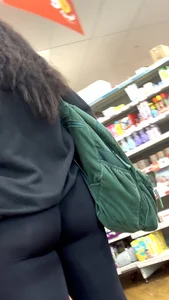Brunette wearing super skintight leggings  (OC)