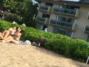 Beach and bikini girls