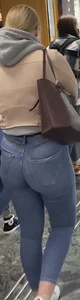 Hot Teen in Tight Jeans Pt 9  (Cameltoe)