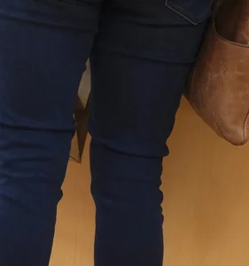 Tight college girl in the checkout line!