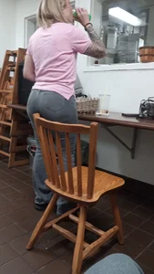 More of my coworker’s booty in tight jeans