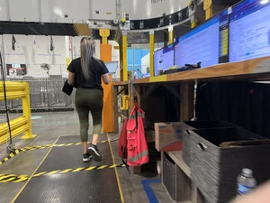Coworkers ass