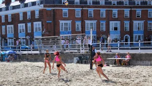 Weymouth beach volleyball girls 2018