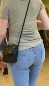 Spandex teen in train