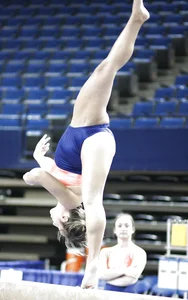 Candid gymnasts