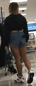Leggings and shorts while running errands