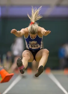 Canadian girls at an Alberta track and field tournament