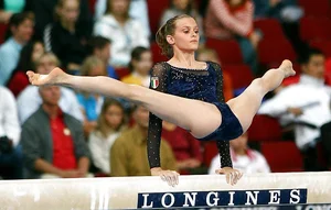 Candid gymnasts