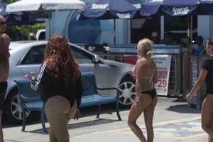 Florida beach and bikini girls