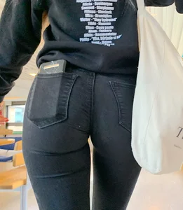 Sexy blonde teen with perfect ass